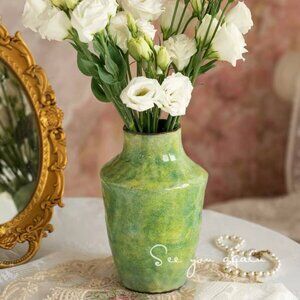 Rustic Style Ceramic Flower Vase – New